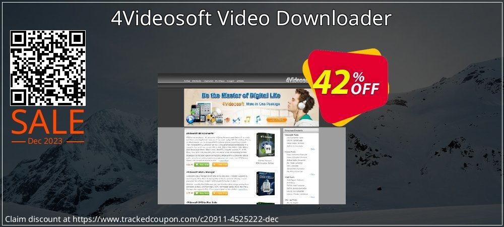 4Videosoft Video Downloader coupon on Working Day offer