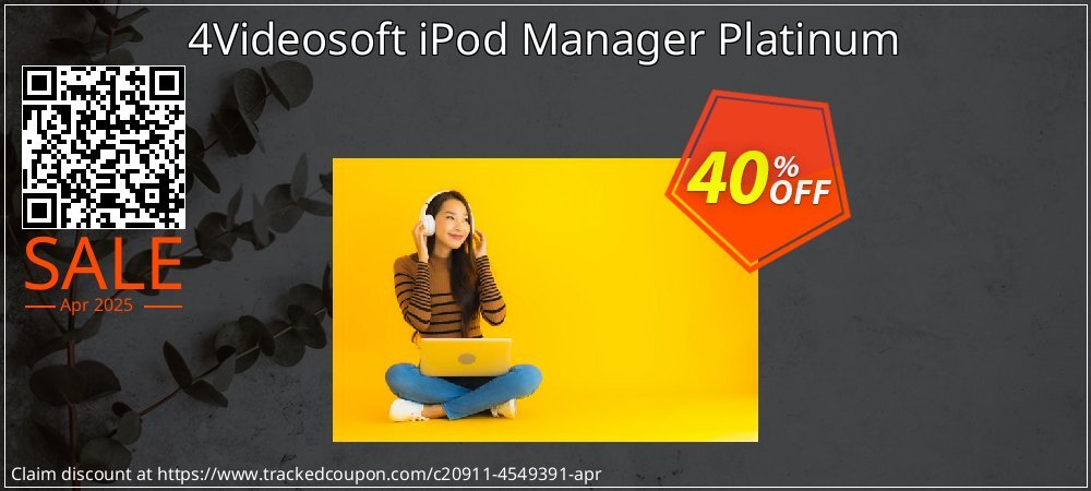 4Videosoft iPod Manager Platinum coupon on World Party Day offering sales