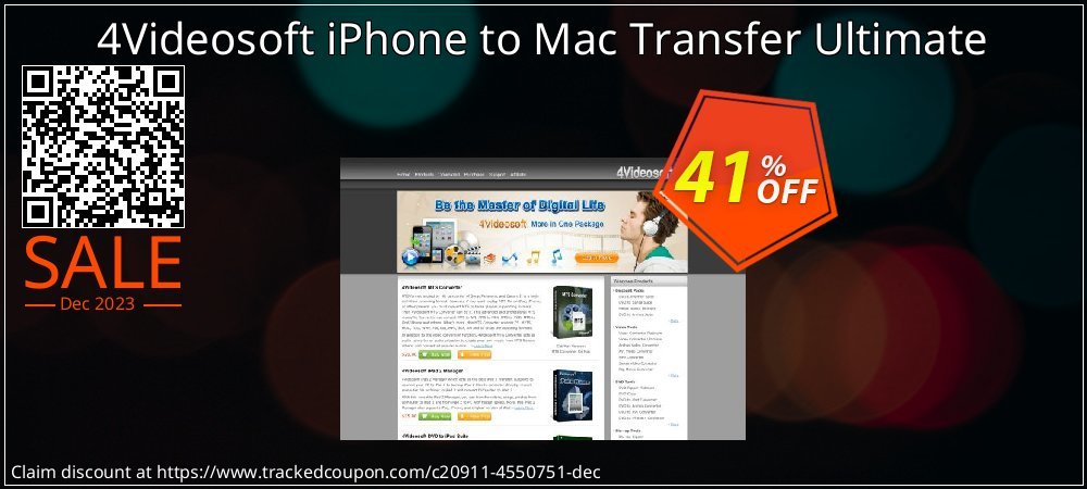 4Videosoft iPhone to Mac Transfer Ultimate coupon on World Party Day super sale