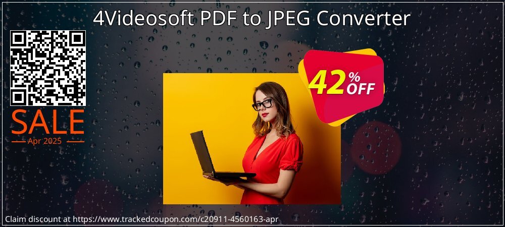 4Videosoft PDF to JPEG Converter coupon on Easter Day offering discount