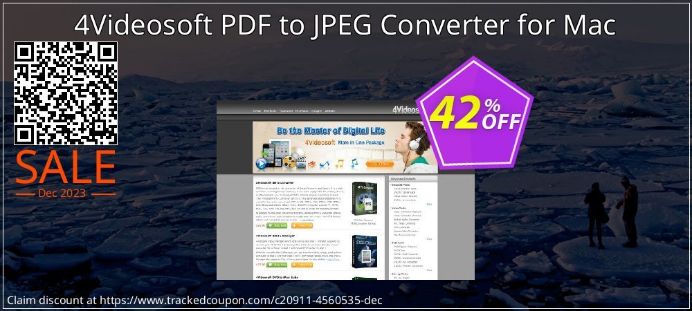 4Videosoft PDF to JPEG Converter for Mac coupon on National Walking Day discounts