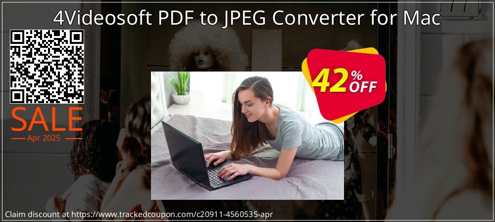 4Videosoft PDF to JPEG Converter for Mac coupon on National Walking Day discounts