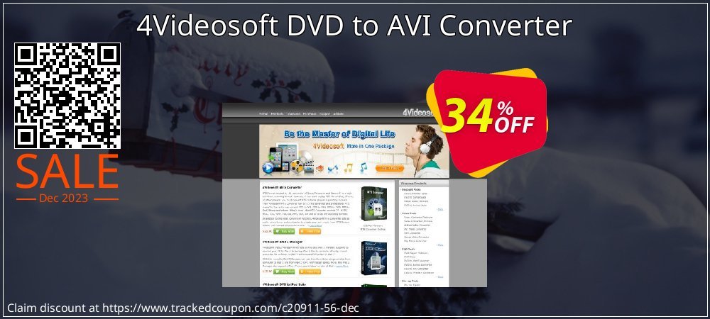 4Videosoft DVD to AVI Converter coupon on World Party Day promotions