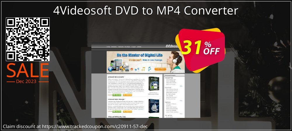 4Videosoft DVD to MP4 Converter coupon on April Fools' Day sales