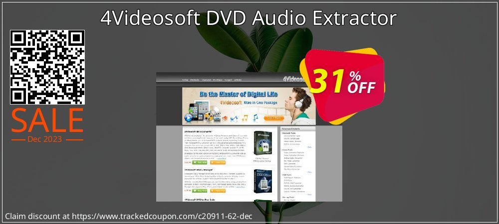 4Videosoft DVD Audio Extractor coupon on April Fools' Day offering sales