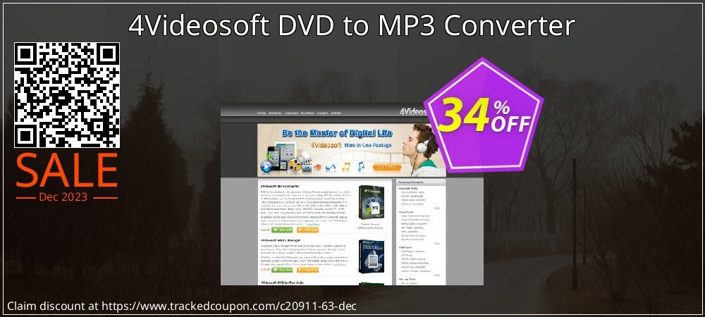 4Videosoft DVD to MP3 Converter coupon on Virtual Vacation Day offering sales