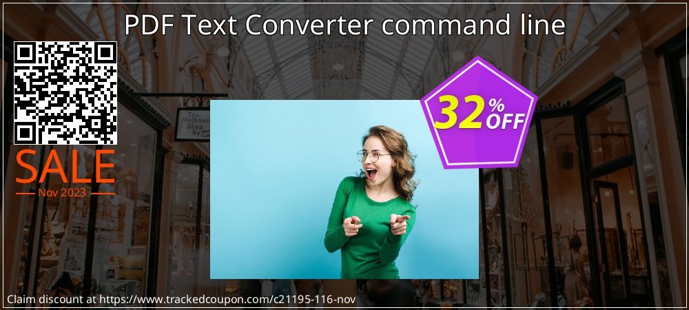PDF Text Converter command line coupon on World Party Day deals