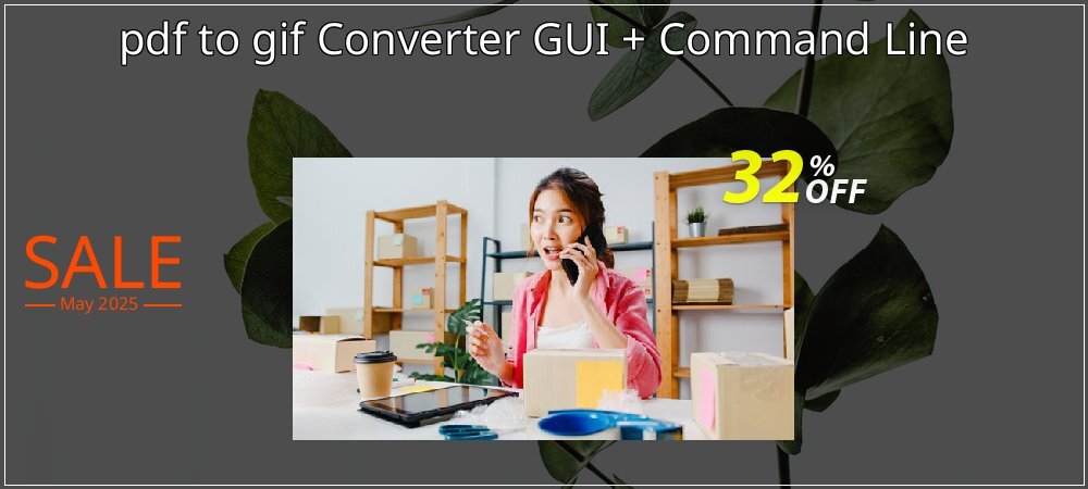 pdf to gif Converter GUI + Command Line coupon on Constitution Memorial Day offering discount