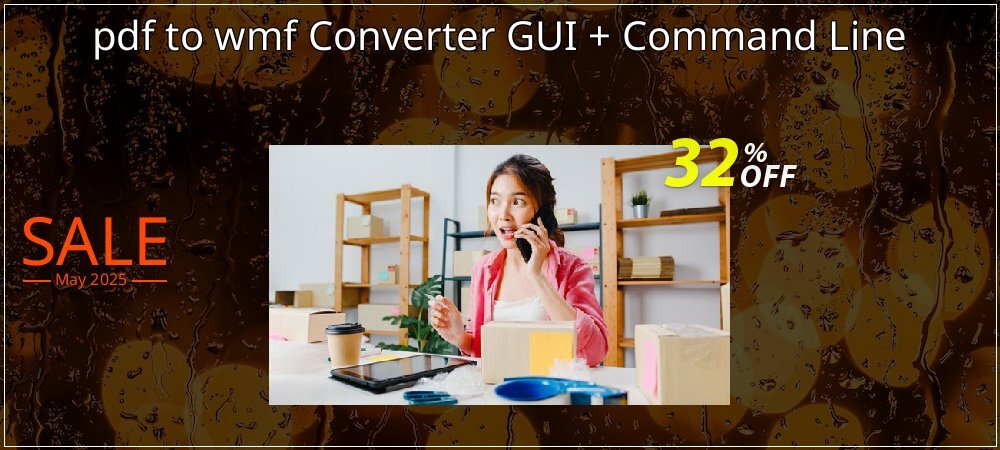pdf to wmf Converter GUI + Command Line coupon on World Password Day offering sales