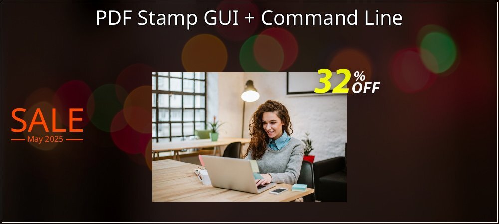 PDF Stamp GUI + Command Line coupon on April Fools' Day promotions