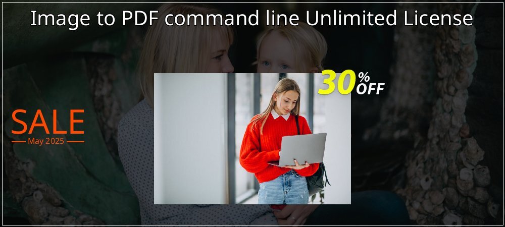 Image to PDF command line Unlimited License coupon on April Fools' Day offering sales