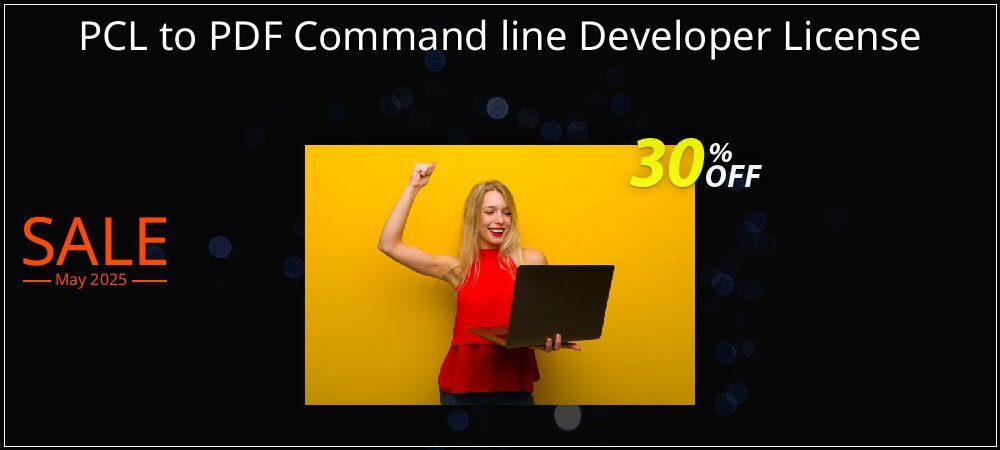 PCL to PDF Command line Developer License coupon on Working Day offering sales