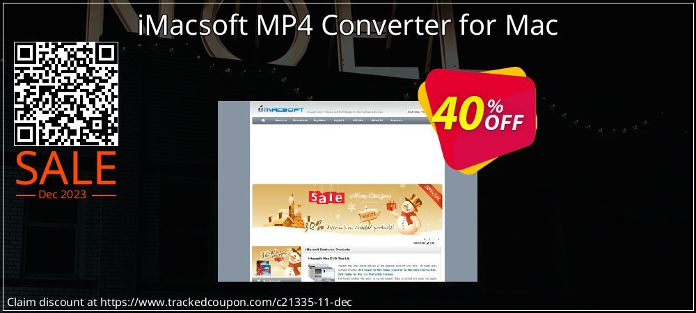 iMacsoft MP4 Converter for Mac coupon on World Party Day sales
