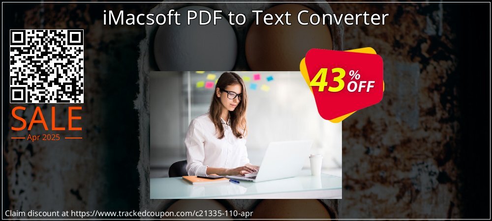 iMacsoft PDF to Text Converter coupon on National Walking Day sales