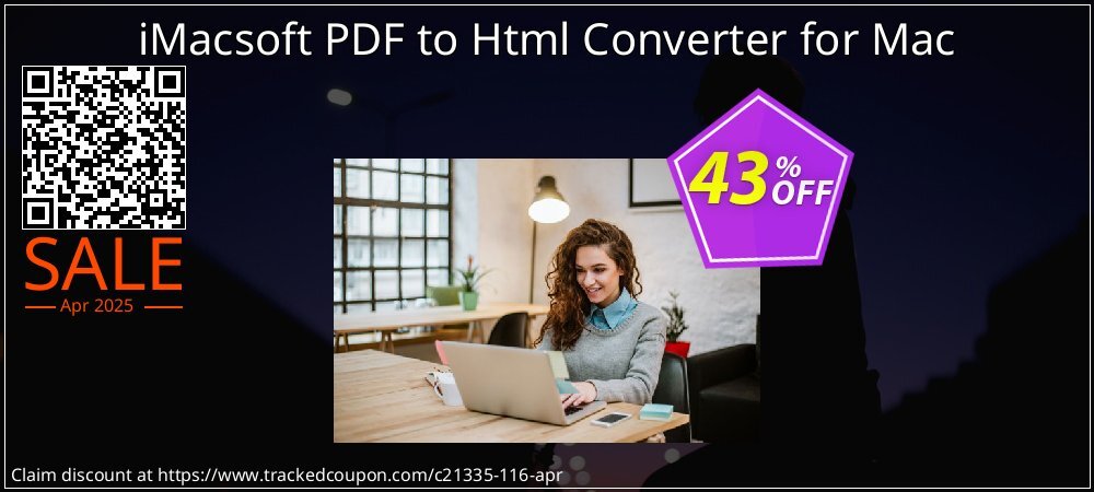 iMacsoft PDF to Html Converter for Mac coupon on World Party Day super sale