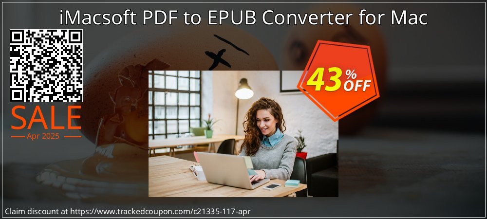 iMacsoft PDF to EPUB Converter for Mac coupon on April Fools' Day discounts