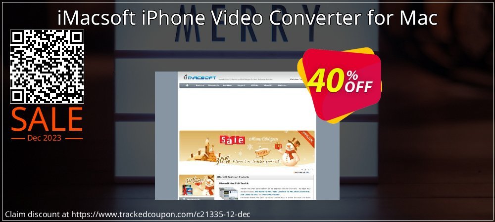 iMacsoft iPhone Video Converter for Mac coupon on Working Day offer