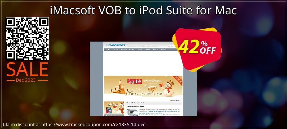 iMacsoft VOB to iPod Suite for Mac coupon on World Password Day offering discount