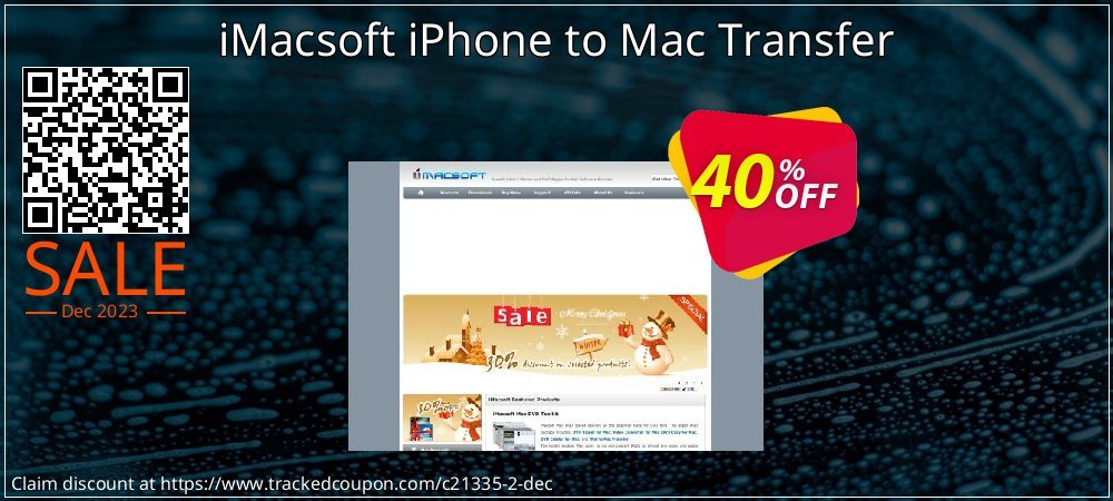 iMacsoft iPhone to Mac Transfer coupon on April Fools' Day sales
