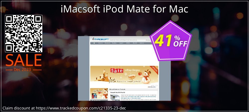 iMacsoft iPod Mate for Mac coupon on Virtual Vacation Day offer