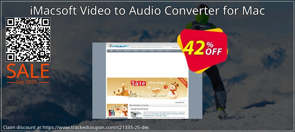 iMacsoft Video to Audio Converter for Mac coupon on National Walking Day offering sales