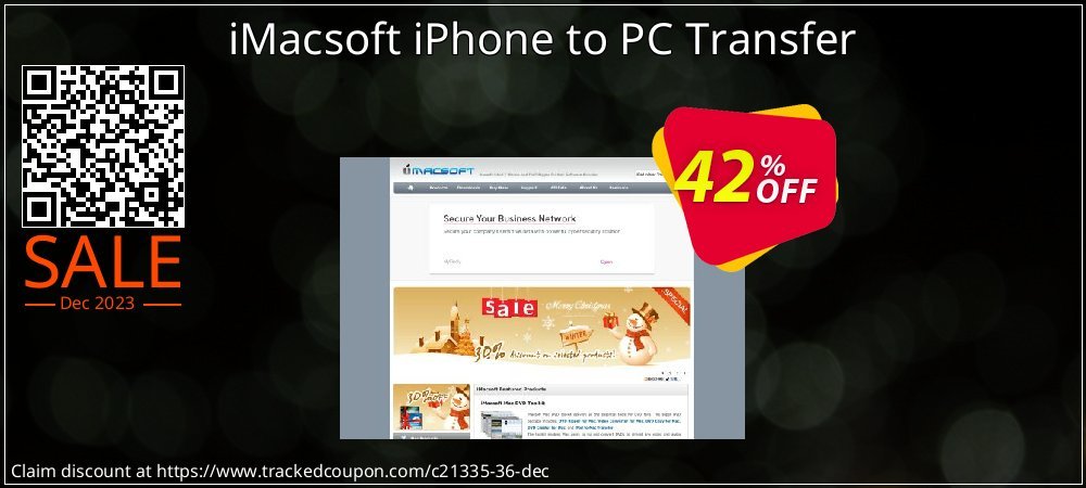iMacsoft iPhone to PC Transfer coupon on World Party Day discounts