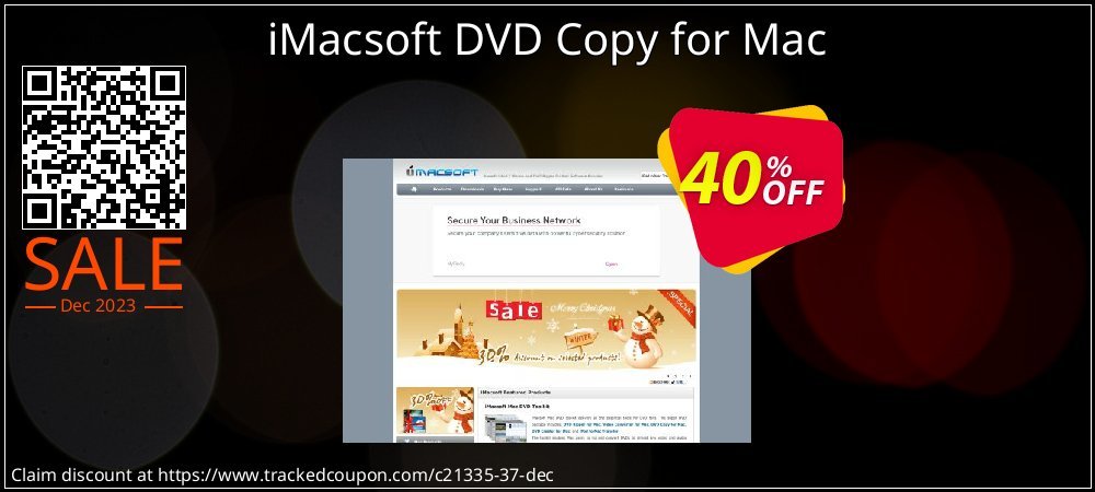 iMacsoft DVD Copy for Mac coupon on Working Day sales