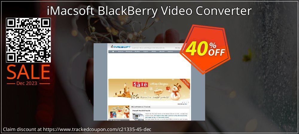 iMacsoft BlackBerry Video Converter coupon on Mother Day promotions