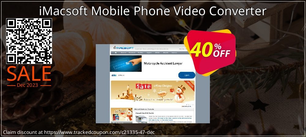 iMacsoft Mobile Phone Video Converter coupon on Working Day deals
