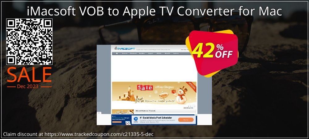 iMacsoft VOB to Apple TV Converter for Mac coupon on Boxing Day offer