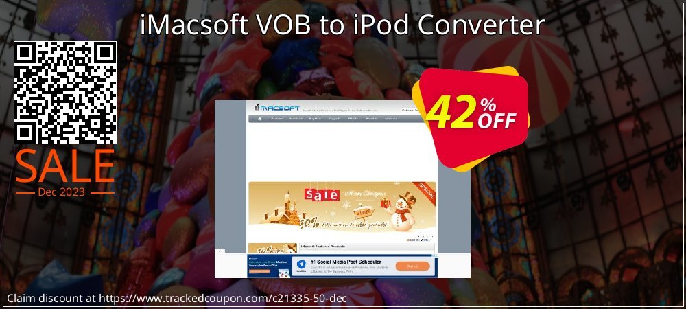 iMacsoft VOB to iPod Converter coupon on Mother Day offering discount