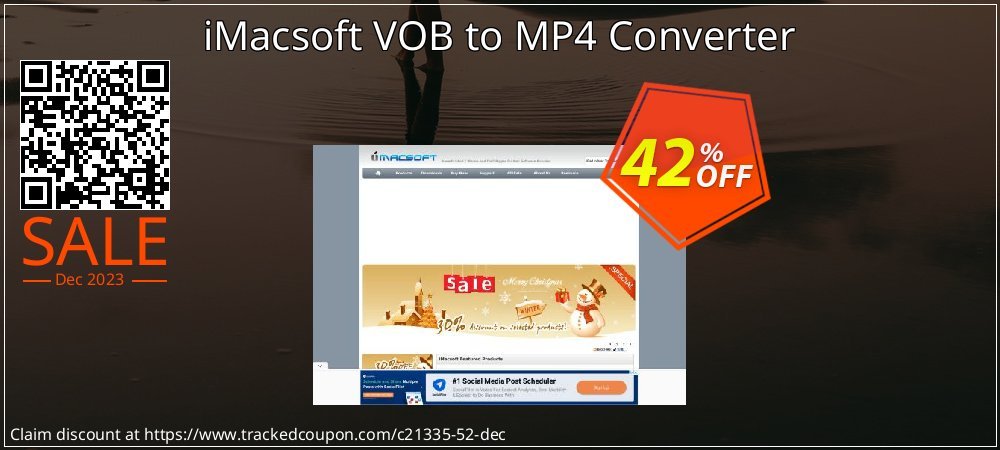 iMacsoft VOB to MP4 Converter coupon on April Fools' Day offering sales