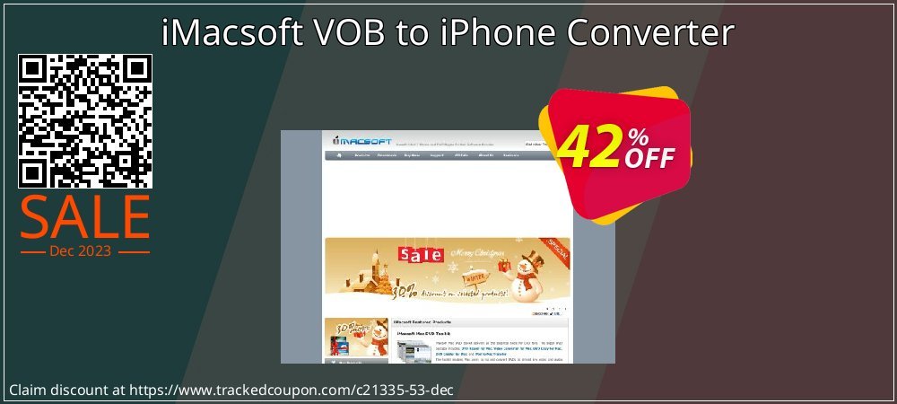 iMacsoft VOB to iPhone Converter coupon on Easter Day super sale