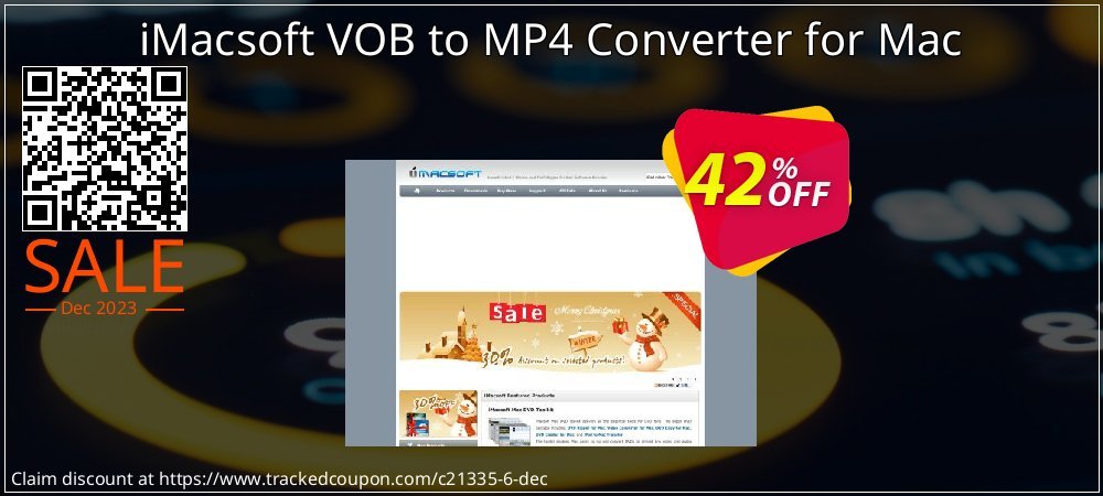 iMacsoft VOB to MP4 Converter for Mac coupon on World Party Day offering discount
