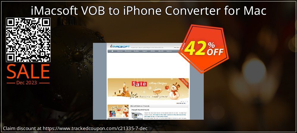 iMacsoft VOB to iPhone Converter for Mac coupon on Working Day super sale