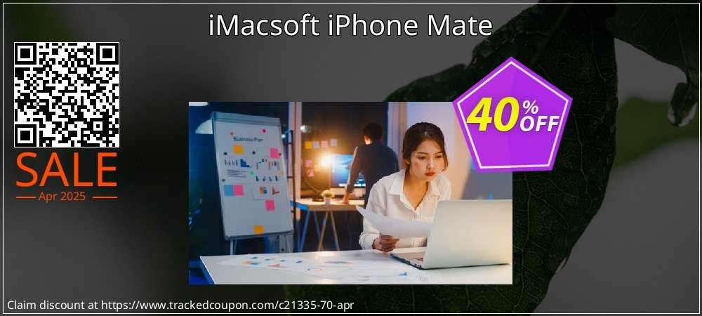 iMacsoft iPhone Mate coupon on National Walking Day offering sales