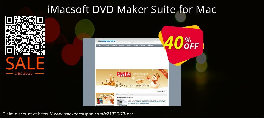 iMacsoft DVD Maker Suite for Mac coupon on Constitution Memorial Day sales