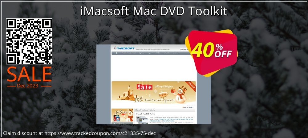 iMacsoft Mac DVD Toolkit coupon on National Walking Day deals