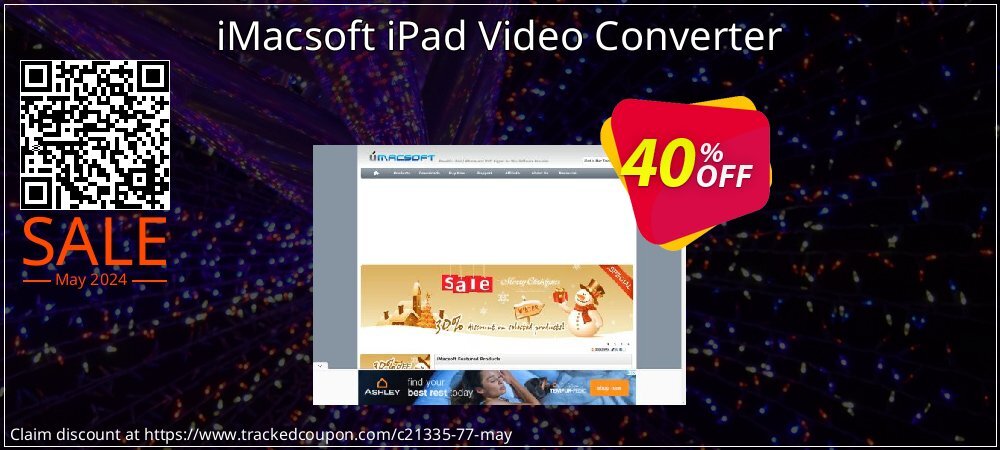 iMacsoft iPad Video Converter coupon on National Memo Day offering discount