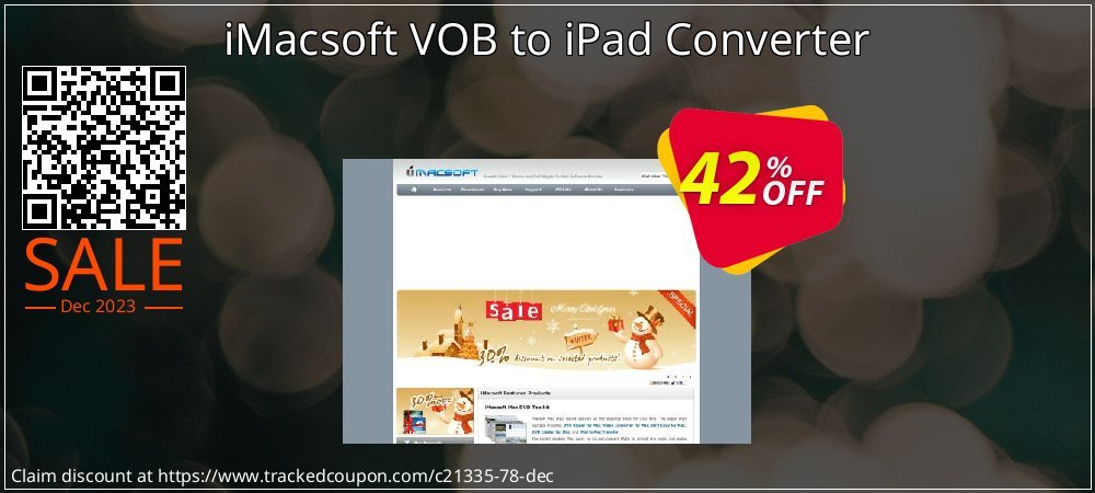 iMacsoft VOB to iPad Converter coupon on Easter Day offering discount