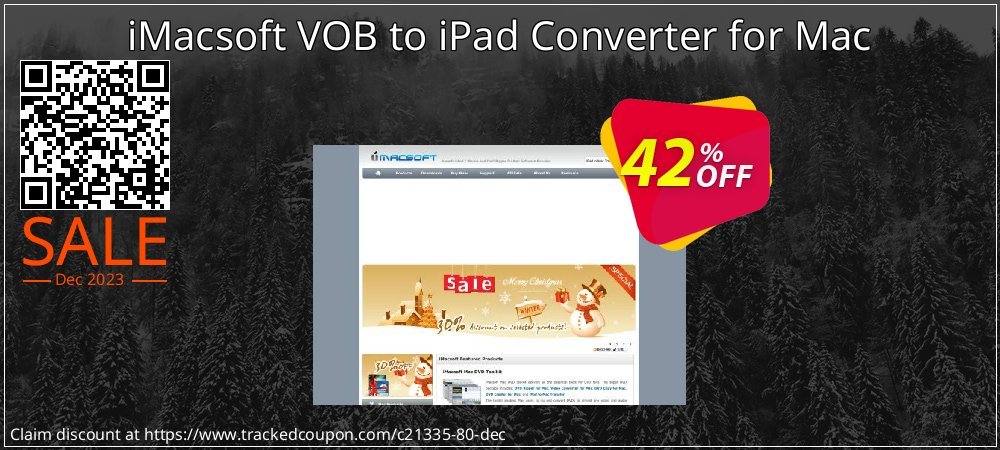 iMacsoft VOB to iPad Converter for Mac coupon on World Backup Day offering sales
