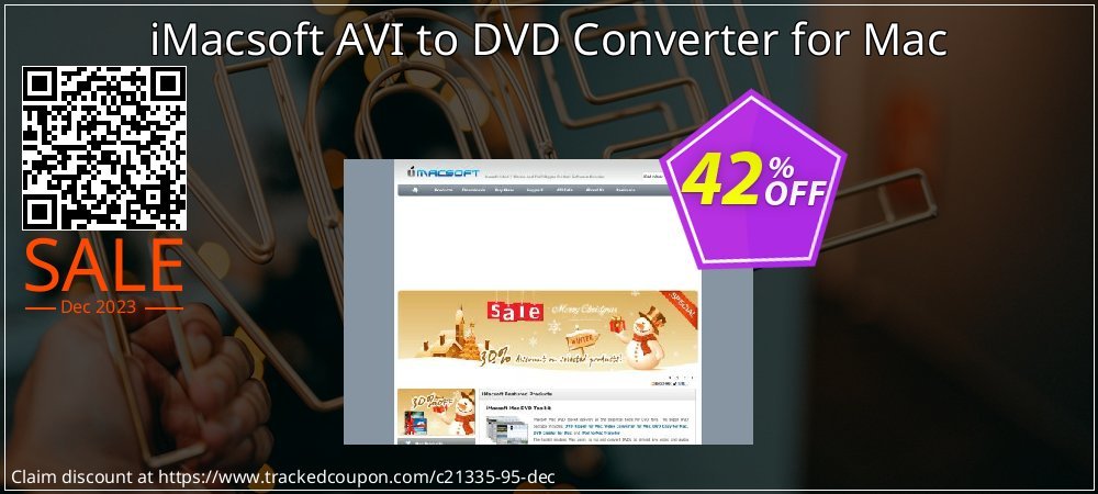 iMacsoft AVI to DVD Converter for Mac coupon on National Walking Day discount