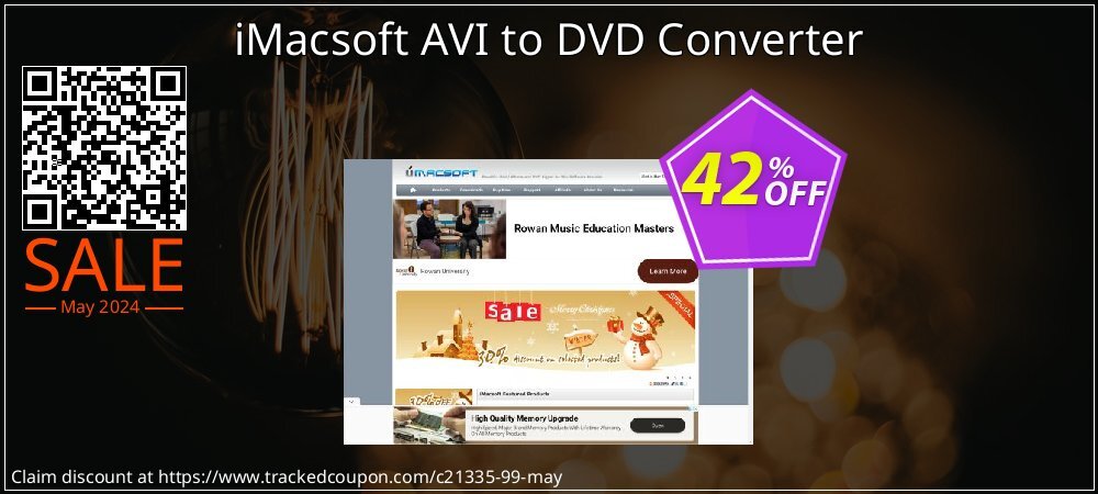 iMacsoft AVI to DVD Converter coupon on National Smile Day promotions