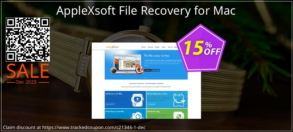 AppleXsoft File Recovery for Mac coupon on World Party Day deals