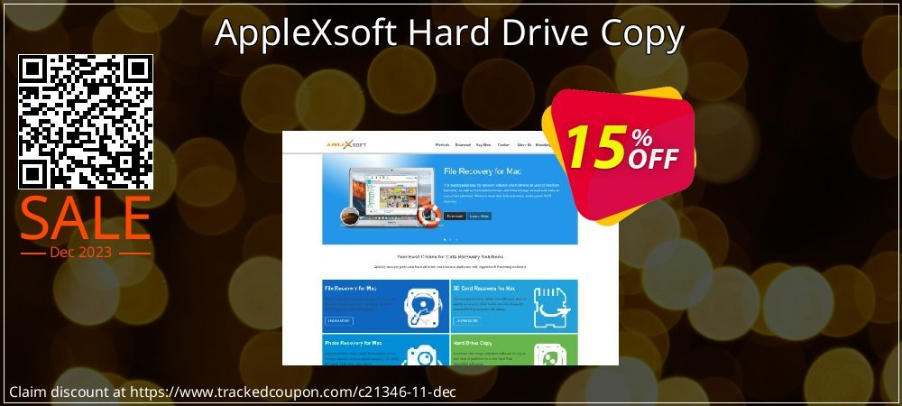 AppleXsoft Hard Drive Copy coupon on World Party Day offer
