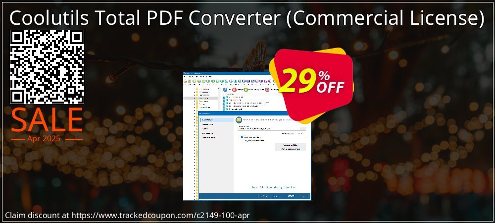 Coolutils Total PDF Converter - Commercial License  coupon on National Walking Day deals