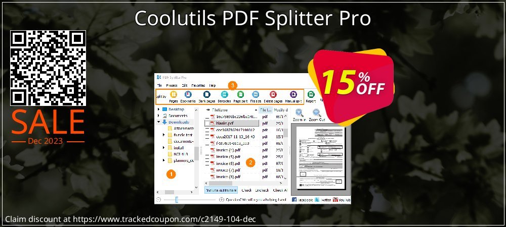 Coolutils PDF Splitter Pro coupon on Tell a Lie Day offering sales