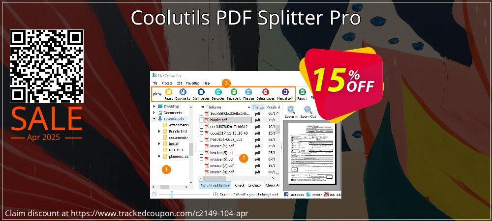 Coolutils PDF Splitter Pro coupon on Tell a Lie Day offering sales