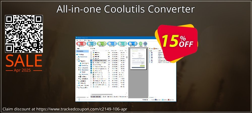 All-in-one Coolutils Converter coupon on Palm Sunday super sale