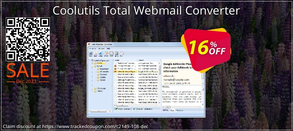 Claim 16% OFF Coolutils Total Webmail Converter Coupon discount February, 2020
